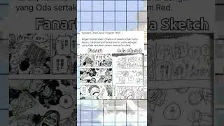 One Piece Chapter 1166 Fan art mirip dengan Oda Sketch 🔥🔥🔥 #1166