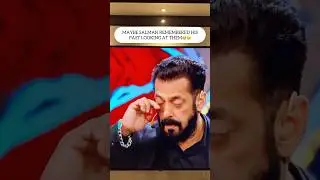 Watching Salman khan crying makes me cry also🥲🥹