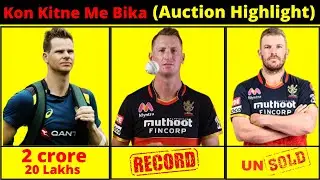 IPL Auction 2021 Highlights || Highest paid players || Unsold Players || Chris Morris