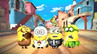 Cro Minion Jungle Minion Baby Minion Skeleton Bob Minion on a special Mission at Freedonia | FHD