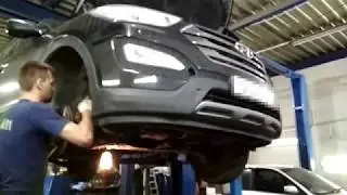 Hyundai SAnta FE 3 Replacement of oil seals (with removal of pumping).