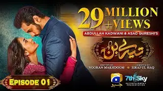 Tere Bin Episode 01 [Eng Sub] - Yumna Zaidi - Wahaj Ali - 28th December 2022 - HAR PAL GEO