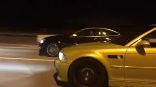 C63 amg perf pack vs m3 e46 ess supercharged