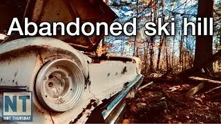 Metal detecting & exploring lost ski hill NH Abandoned New Hampshire forest