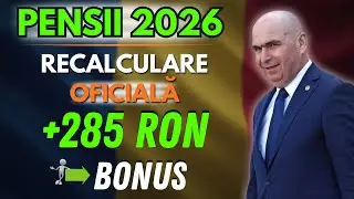 Pensii Rom&acirc;nia 2026: Recalculare oficială + Bonus de 285 RON | Ghid complet cu noile tabele