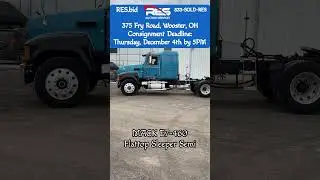 MACK E7-460 Flattop Sleeper Semi #RES #Consignment #EquipmentAuction #ConstructionEquipment #AG
