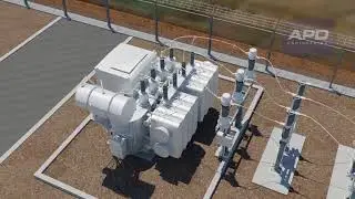 Power Substation Western Australia 3D Model v2