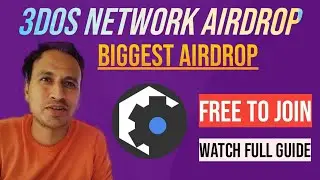 3DOS NETWORK DEPIN AIRDROP FULL GUIDE | BACKED BY SUI PROTOCOL | JOIN 3DOS NETWORK AIRDROP |