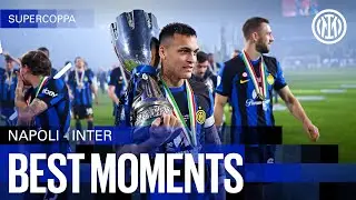 FOR THE THIRD TIME IN A ROW 🏆🏆🏆🖤💙 | BEST MOMENTS - SUPERCOPPA ITALIANA | PITCHSIDE HIGHLIGHTS 📹⚫🔵