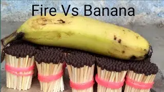 EXPERIMENTS: Safety Matchstick 🔥 Vs Banana 🍌