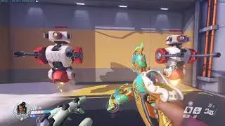 Figure Skater Symmetra Gold Gun In-Game | Overwatch Winter Wonderland 2018