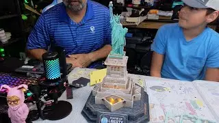CubicFun 3D Puzzle LED Статуя Свободы с разноцветной подсветкой