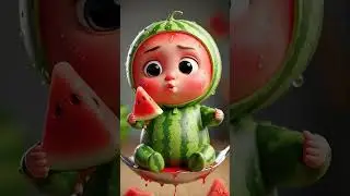 Watermelon Eating Itself 🍉😳 | Oddly Satisfying AI ASMR.