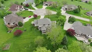 Aerial tour of 7473 Meadowrue Circle, Middleton, WI 53562