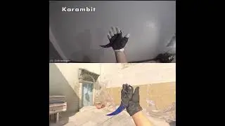 IRL vs CS2 Knife Inspect