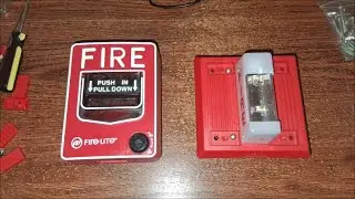 Fire Alarms and Pull Stations Screw it in Back box Tutorial