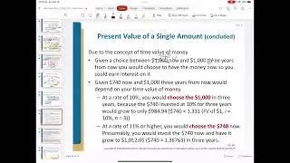 Chapter 5 (12-15) Present Vale of Single Amount