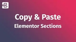 Bizix -   Copy and Paste Elementor Section and Column to Any Page