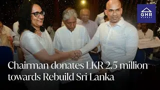 Gangaramaya Pirith: LKR 2.5M Donation to Rebuild Sri Lanka