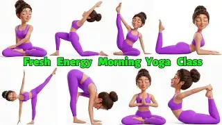 Fresh Energy Morning Yoga Class | The Best Daily Exercise for Yoga Kids