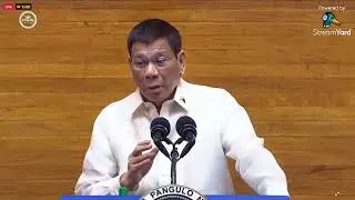 President Rodrigo Roa Duterte Delivers SONA 2021