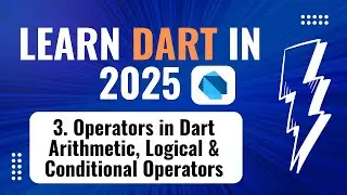 Dart Operators & Expressions 🔄 | Must-Know for Flutter Developers