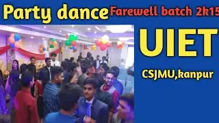 clg farewell dance performance|college farewell party dance performance|UIET csjmu farewell kanpur#1