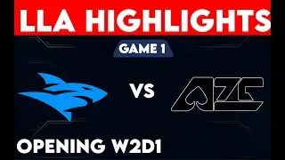 AZE VS ISG HIGHLIGHTS LLA SEASON 2023- GAME 1 W2D1 -  TEAM AZE VS     ISURUS