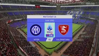 @Nptk_boi #gameplay Inter Milan vs Salernitana Seria A matchday 26 San Siro