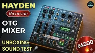 Best AUDIO MIXER! - Hayden Richtone OTG Mixer + Audio Interface 🔥 Unboxing & Music Recording Test