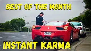 BEST INSTANT KARMA POLICE MOMENTS OF THE MONTH  Road Ragers Getting What They Deserve