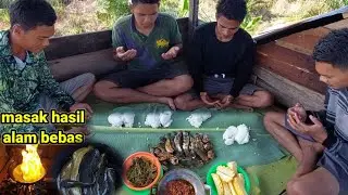 MASAK HASIL ALAM BEBAS!!MAKAN DI PONDOK BERANGIN#SOLEGAR LINGSANG.