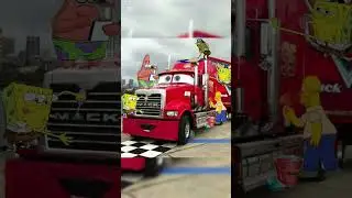 Cleaning and repair Disney Pixar cars Mack Lightning McQueen truck