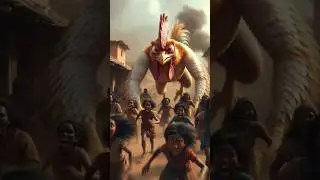 &ldquo;This was not a chicken&hellip; the biggest terror of the village 😱🐔 | Giant Chicken Horror&rdquo; #shorts #chicken