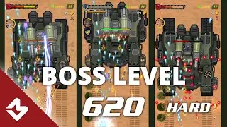 Boss Level 620 - Twin Cannon - 1945 Air Force Game