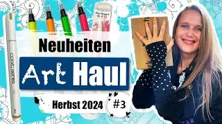 ART HAUL | ✨ Was gibts Neues im Kunstbereich? ✨| Copic, Aquarellfarben von Schmincke und mehr