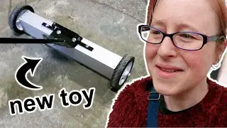 NEW TOY!! DAILY VLOGS UK - ROVSUN Rolling Magnetic Pick-Up Sweeper