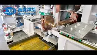 Welding filter mesh with automatic seam welding machine