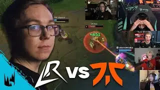 Baus vs the LEC | Streamers react to Los Ratones vs Fnatic