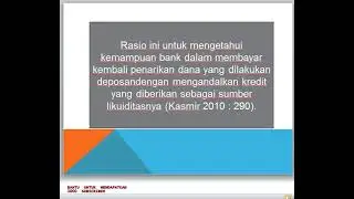 MENGHITUNG LDR PERBANKAN