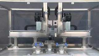 Double-arm Cartesian robot ［YAMAHA ROBOT］