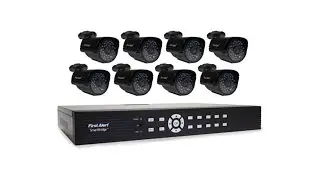 Система видеонаблюдения First Alert SmartBridge DVR с 16 каналами и 8 камерами (DCA16810-520)