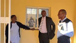 Bubi RDC, CEO  Dr. Patson Mlilo Inspecting at Majiji Clinic with Social Services E.O Mr. Nhongo