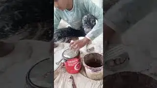 NEROLEC synthetic ENAMEL paint || how to apply nerolec  brown ENAMEL paint #youtubeshorts #trending