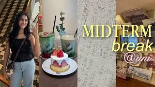 Spend two days of my midterm break with me! Studying in Singapore// Uni life