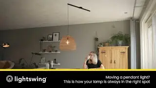 Moving a pendant light? With the Lightswing&reg; your lamp is always in the right spot