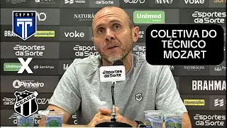 COLETIVA DO TÉCNICO MOZART APÓS CEARÁ X TIROL