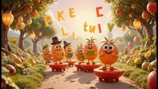 Fruits Song for Kids | Fun Learning & Singing for Toddlers | Colorful Animated Fruit World
