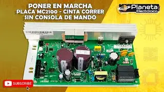Poner en marcha Placa MC2100 de cinta de correr sin un cuadro de control