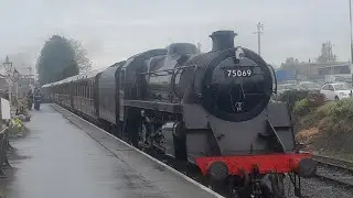 BR Standard 5 75069 arrives into Kidderminster Town working Hampton Loade service